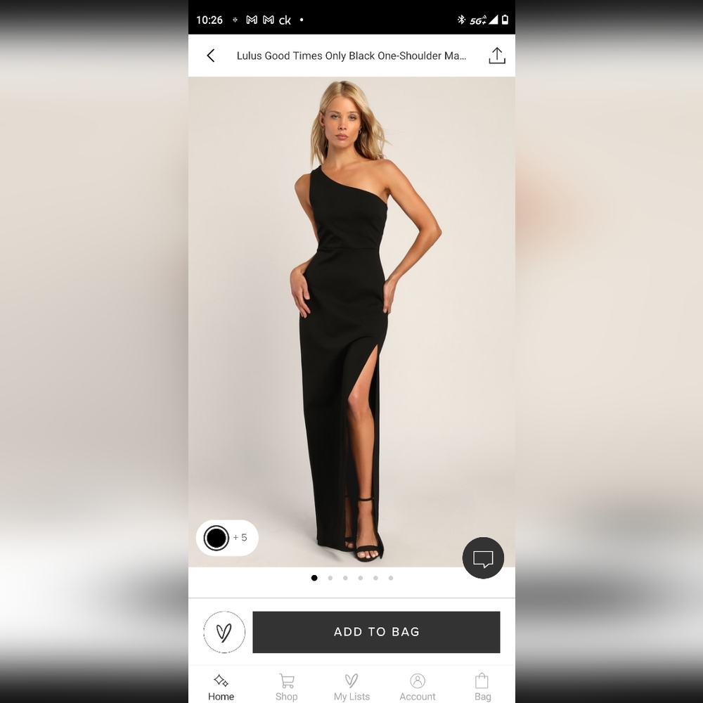 LuLu good time only black dress